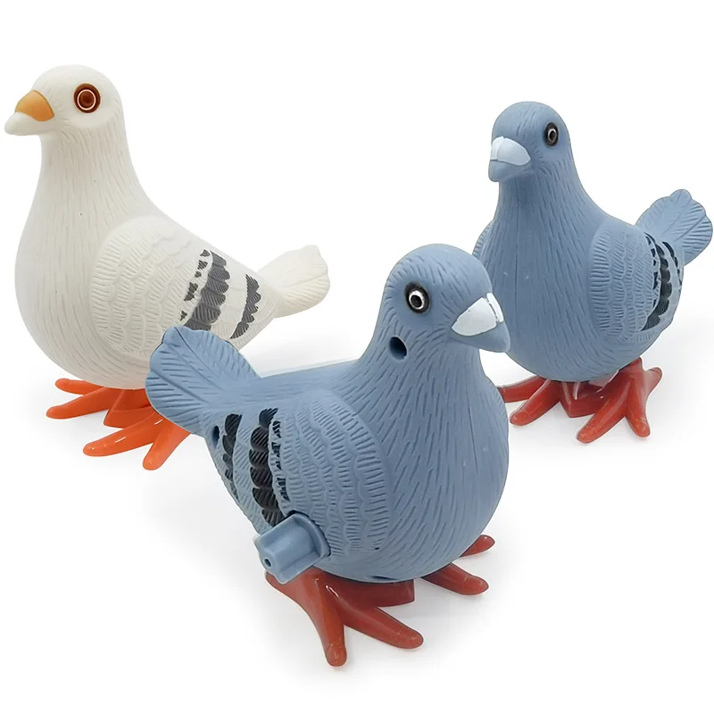 

Kids Clockwork Toy Jumping Pigeon Simulation Animal Cute Wind Up Baby Toy Children Educational Toys for Boys Girls Funny Gifts