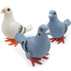 Kids Clockwork Toy Jumping Pigeon Simulation Animal Cute Wind Up Baby Toy Children Educational Toys for Boys Girls Funny Gifts