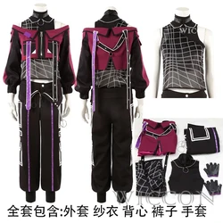 Game Ensemble Stars Cosplay Ayase Mayoi Outfit Men Women Lapel Coat Pants Gloves Suit Set Halloween Party Costume