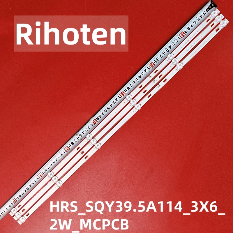 Светодиодная лента подсветки для 4017ST2 HRS SQY39.5A114 3X6 2W MCPCB 12 мм V1 BBK 40LEM 1071FTS2C RCA RT4038 V400HJ6 PE1 AE 0110478 Светодиодная лента подсветки для 4017ST2 HRS SQY39.5A114 3X6 2W MCPCB 12 мм V1 BBK 40LEM 1071FTS2C RCA RT4038 V400HJ6 PE1 AE 0110478