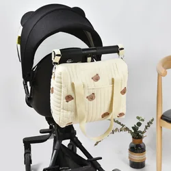 Koreanische Art Baby Wickelt asche große Kapazität Mama Tasche tragbare Kinderwagen Tasche Baby Artikel Veranstalter Mutterschaft Umhängetasche