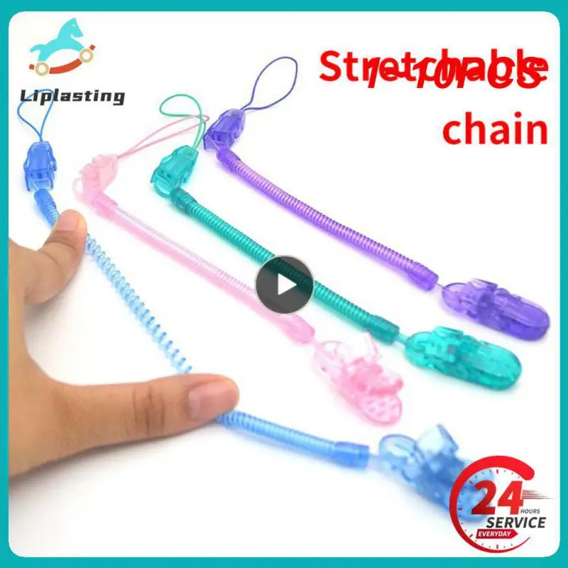 1~10PCS Retractable Elastic Baby Pacifier Chain Infant Toddler Dummy Clip Anti-drop Soother Clips Nipple Strap Baby Chew