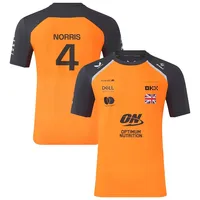 2025 new F1 race car Lando Norris driver 3D T-shirt extreme sports racing suit breathable quick drying short sleeved top