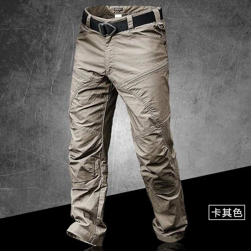 

Tactical Men's Anti-wear Waterproof Long Trousers Male Trekking Outdoor Climbing Hiking Camping Combat Military Overalls Pants