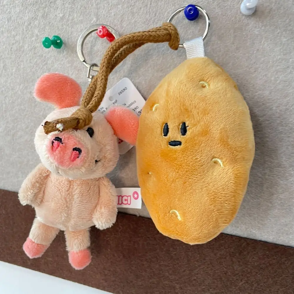 

Cute Potato Plush Key Chain Cartoon Potato Plush Doll Pendant Student Creative Bag Plush Doll Toy Kid Gifts