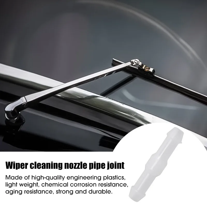 Car Windscreen Washer Joiner Pipe Connector T Piece Straight 3 Way Y Piece Air Fuel Water Petrol Wiper Washer Nozzle Hose