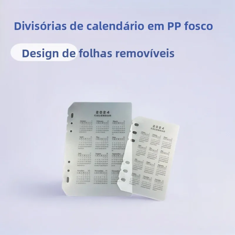 マイラーppフロスト加工プラスチックカレンダーセパレーターa5-a6ルーズリーフノートブックプロテクターボードホームオーガナイザーデスクディバイダー