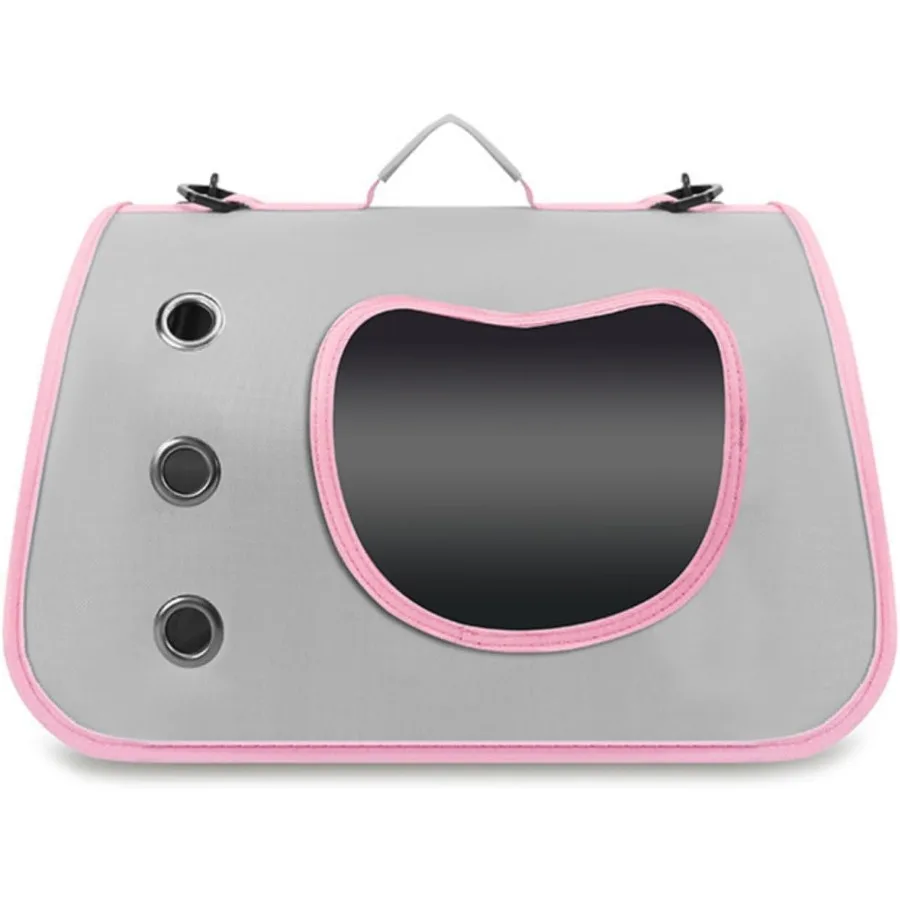 

Portable Cat Carrier Backpack for Small Pets Foldable Breathable Design Multifunctional Pet Travel Bag Dog Cat Oxford Cloth Adj