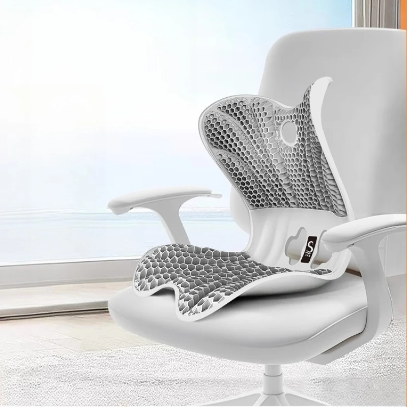 

TPE waist cushion office sedentary not tired petal hip cushion integrated ergonomic chair cushion