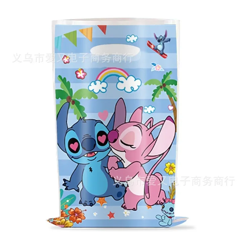 Stitch Gift Bags Birthday Party Decoration  Goody Biscuit Package Candy Bag Baby Shower Kids Boy Gifts Party Supplies