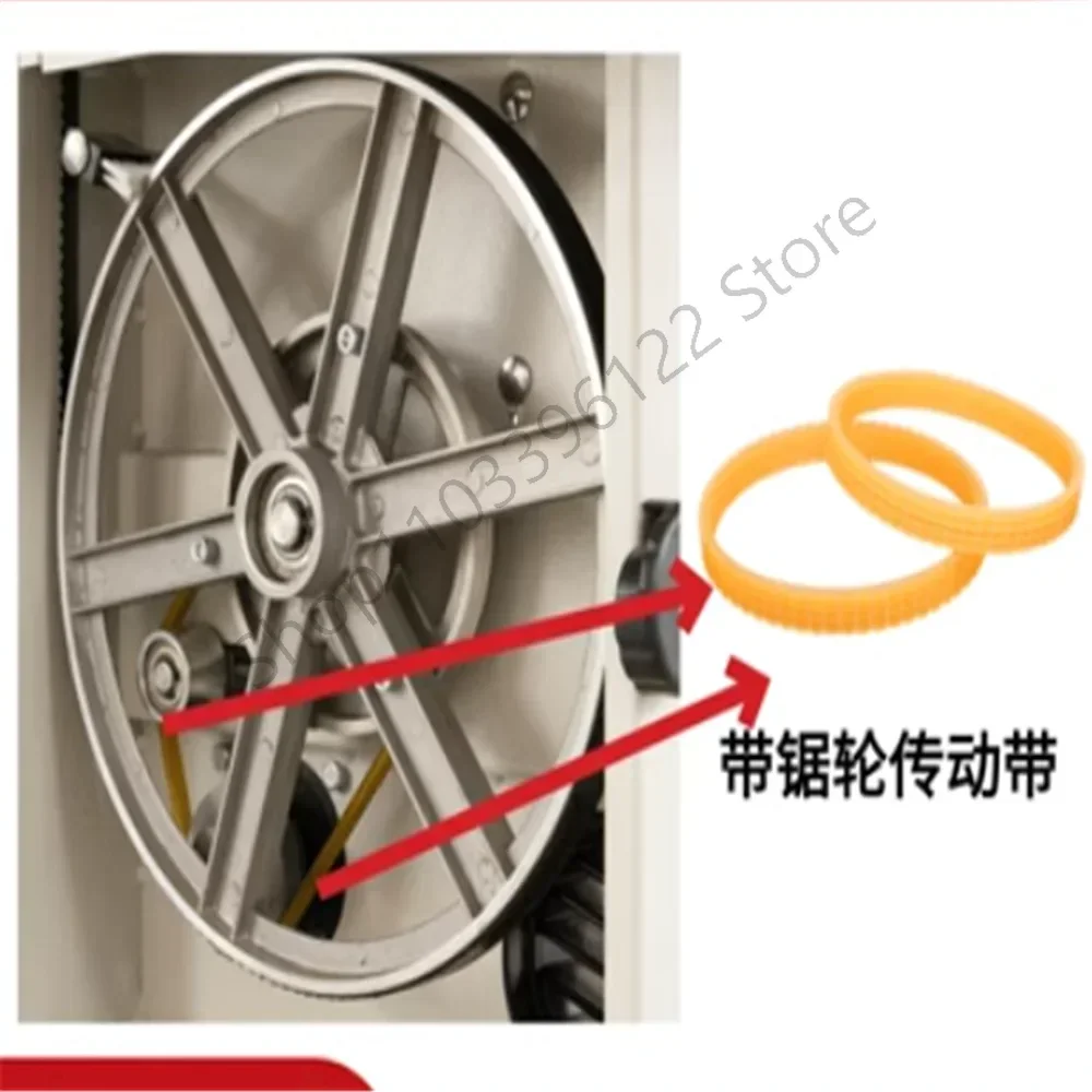 Motor Conveyor Belt V-Ribbed Belt For Woodworking Band Saw Motor 10/12Inch Belt Strap Round Strap Motor Drive Belt