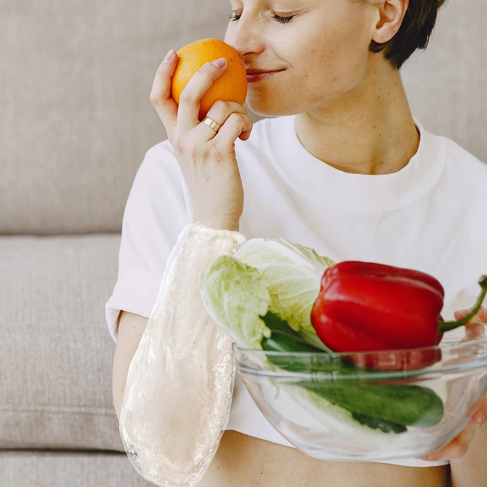 

200Pcs Waterproof Anti-Stain Sleeves Durable Sleeves Disposable Protective Arm Guards Salon Use Arm Guards