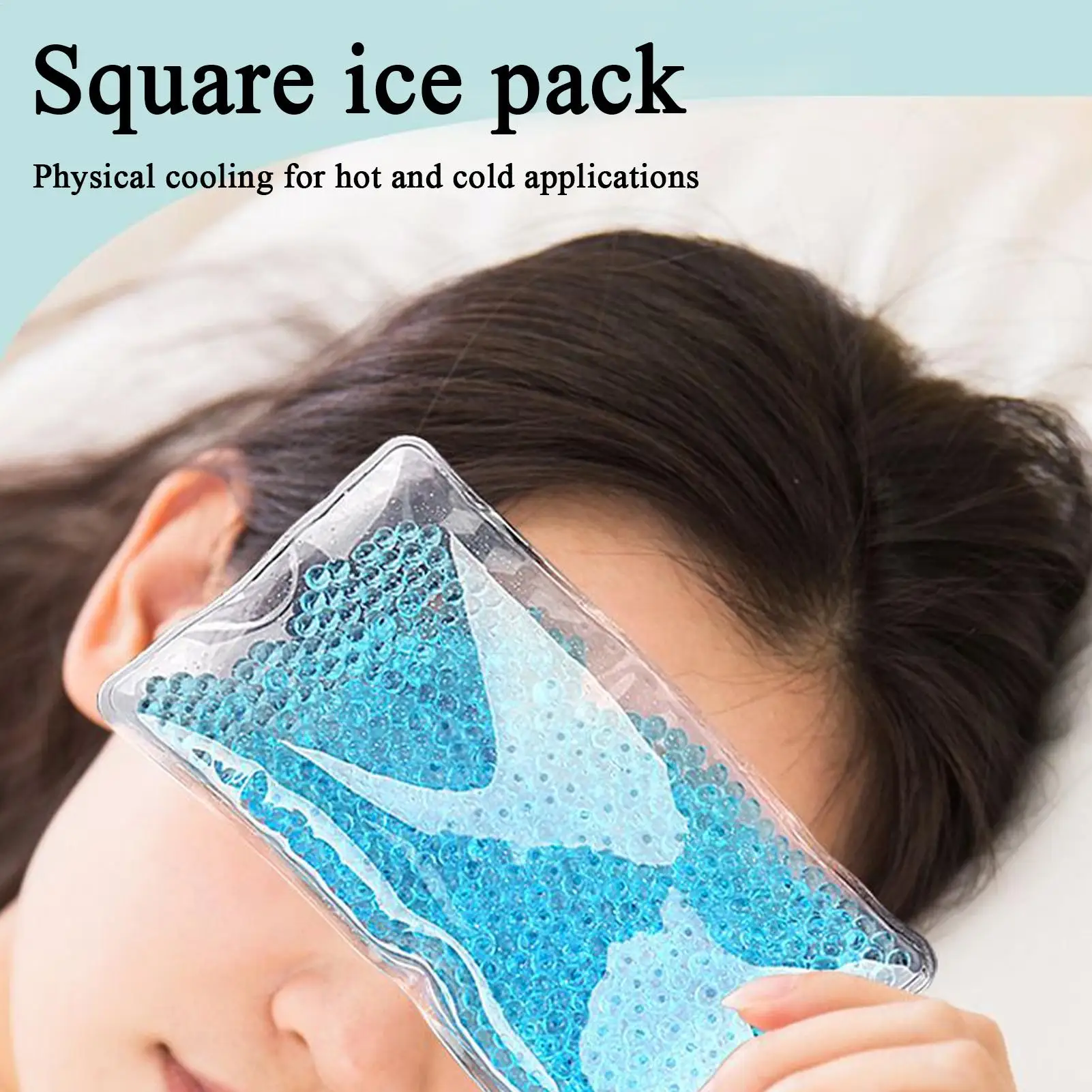 Cold & Hot Therapy Eye Mask Gel Ice Pack Reusable Cooling Eye Face Neck Hand Pads For Sports Injuries Eye Relax Skin Care Tools