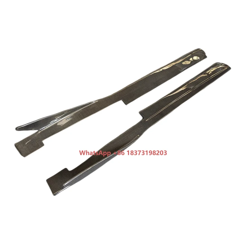 

For 458 Carbon Fiber Side Skirts Side Doors Bumpers Extended Skirts Separator Rear Diffuser Front Edge Body Kit