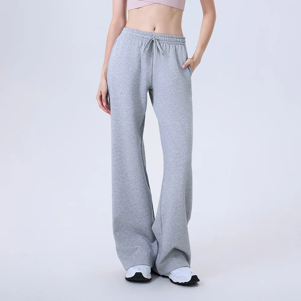 

2026 New Low-Waist Loose Straight-Leg Sweatpants for Women, Casual Sports Pants, Slimming Gym Pants, Yoga Pants