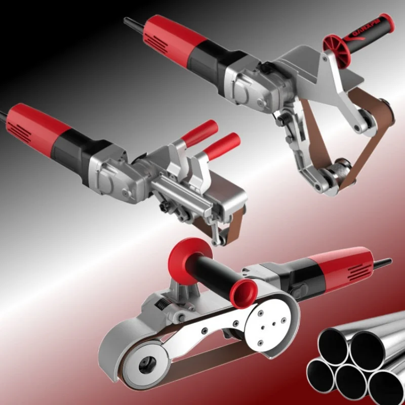 Round Pipe Polishing Machine Metal Pipe Polishing Machine Stainless Steel Round Pipe Surface Polishing Electric Equipment
