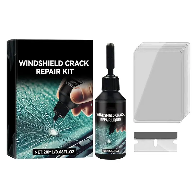 

Car Windshield Repair Glue Kit Auto Vehicle Casement Windshield Cracked Repair Glue Windscreen Scratch Crack Restore Fluid Glass