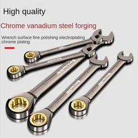 Universal Adjustable Torx Wrench 8-22mm Ratchet Spanner for Bicycle Motorcycle Car Repair Mechanical Tool 2