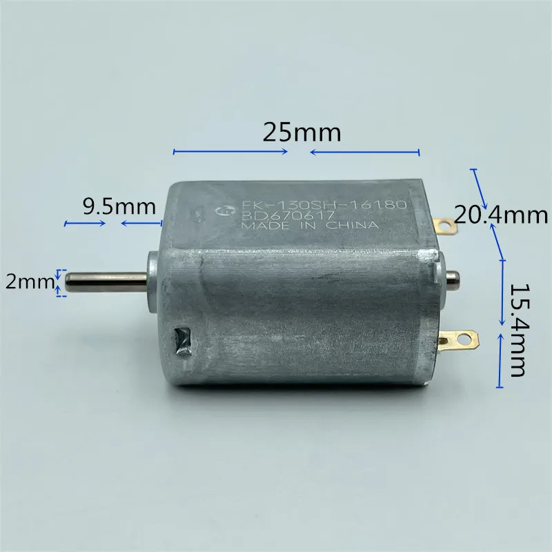 Mabuchi FK-130SH-16180 Micro Mini 20mm 130 Electric Motor DC 1.5V 3V 3.7V 5V 6V 9300RPM Carbon Brush Engine Toy Home appliance