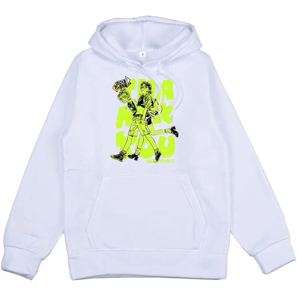 Manga Graphic Hoodies She Wasn't A Guy Comic Printing Pullovers The Guy She Was Interested in Wasn't A Guy At All Sweatshirts