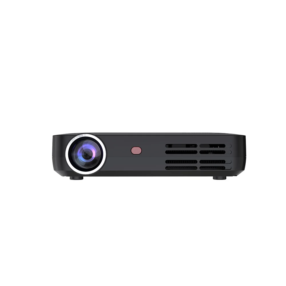 4K Portable Android Smart Projector Black LED lamp Auto Keystone Led DLP WIFI Bluetooth Home Theater Business Projector