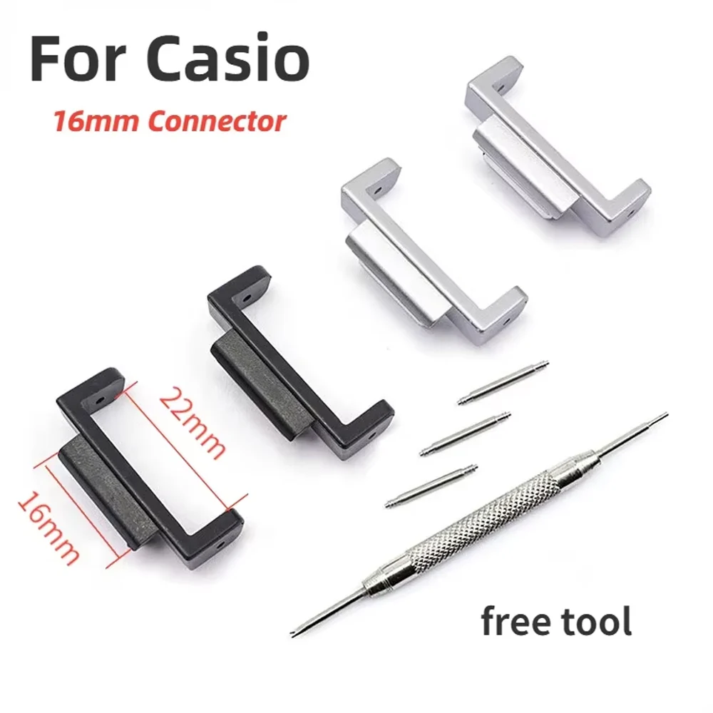 16mm Plastic Connector for Casio GA-110/100/120 DW5600 GW-6900 DW-9052 Watchband Adapter Watches Accessories