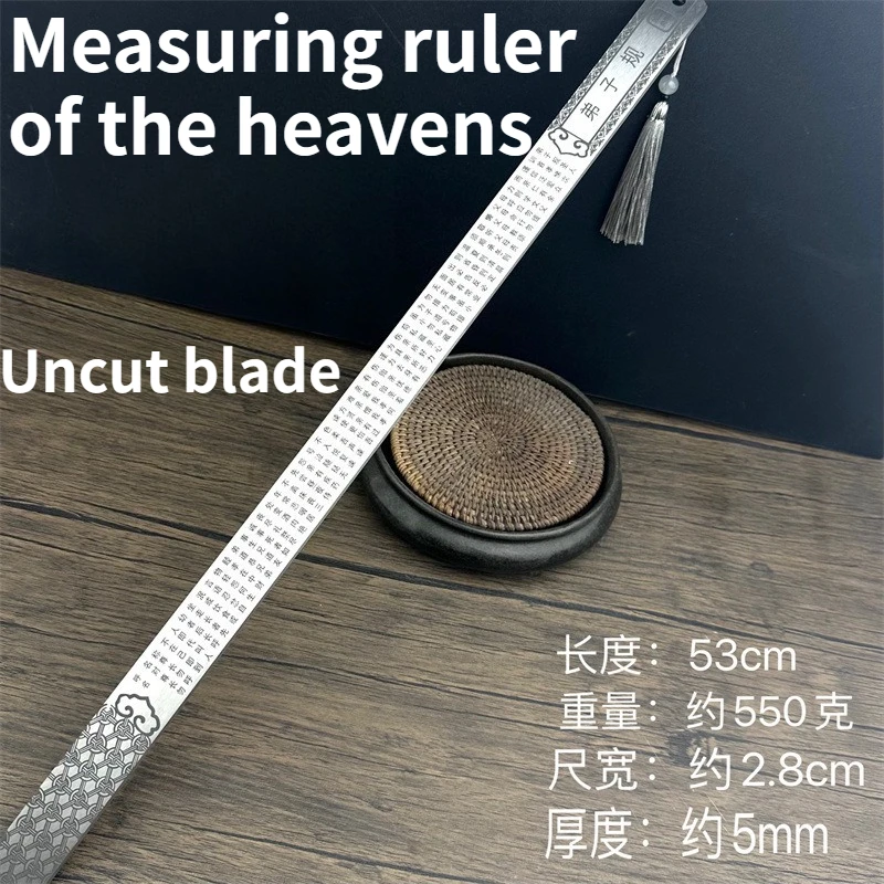 High Performance Quenched and Forged Stainless Steel Ruler with Multifunctional Self-defense and Thickened Measuring Steel Ruler