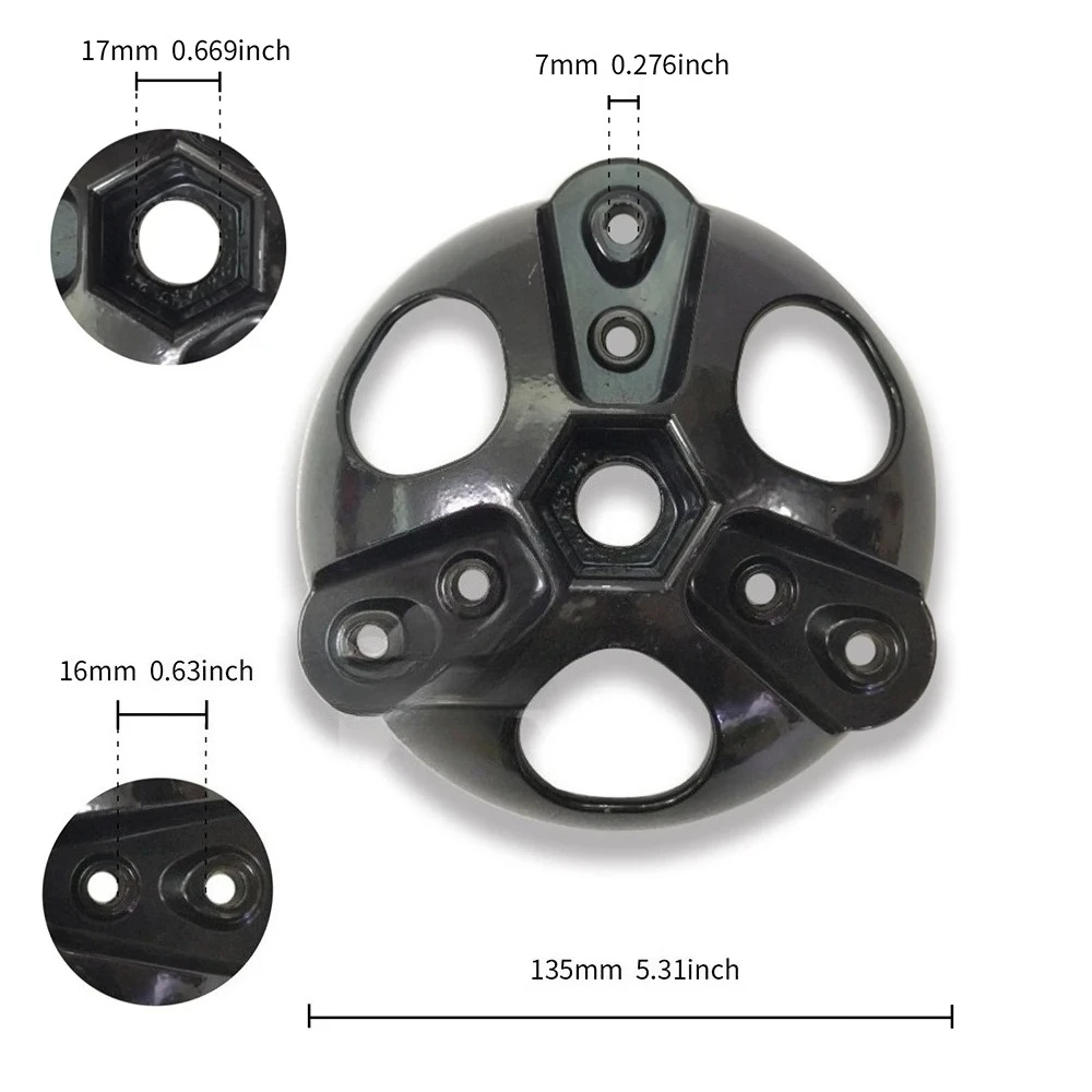 Copertura del mozzo della turbina eolica con 3/5/6 pale fai da te, parti della turbina eolica
