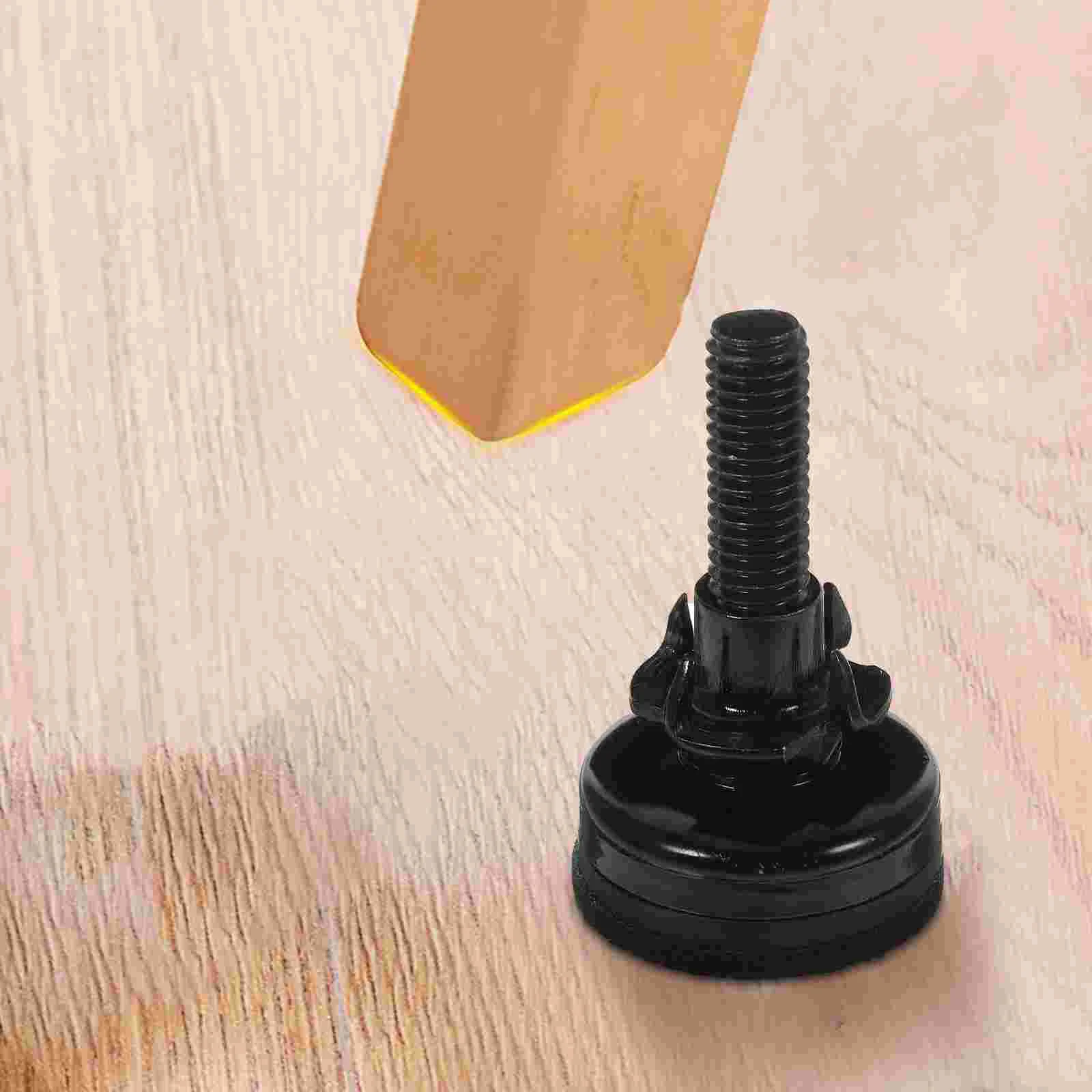 4 Sets Leveling Feet Chair Leg Extenders Adjustable for Furniture Shims Levelers Screws Wedge Computer Monitor Stand