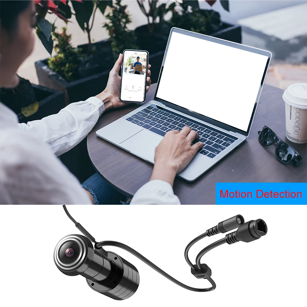 iCSEE Door Eye Hole Security 1080P HD 1.7mm Lens Wide Angle FishEye CCTV Network Mini Peephole Door Wifi Camera P2P Xmeye VMS