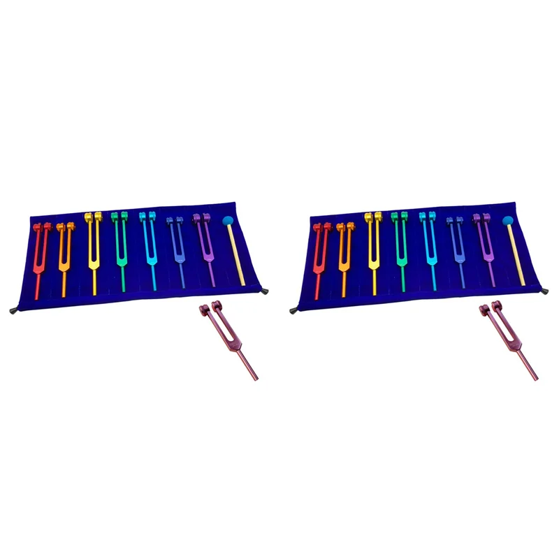 

NALFI-16X Chakra Tuning Fork Set For Healing, Sound Therapy, Maintaining Perfect Harmony Of Body, Mind And Spirit
