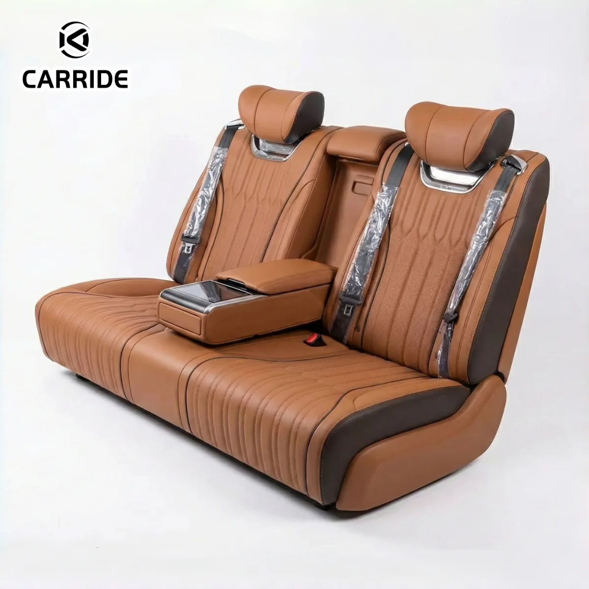 CARRIDE Universal Aviation Sofa Bed Seat MPV Van Luxury Leather Flat Reclining Sleeping Aero Seat HiAce Vito Compatible