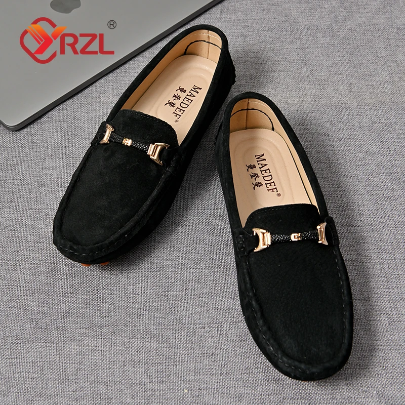 YRZL Handgefertigte Loafer, Herrenschuhe, Design, Herren-Mokassins, Größe 48, Fahrschuhe für Herren, Slip-on-Gummisohle, Business-Freizeitschuhe