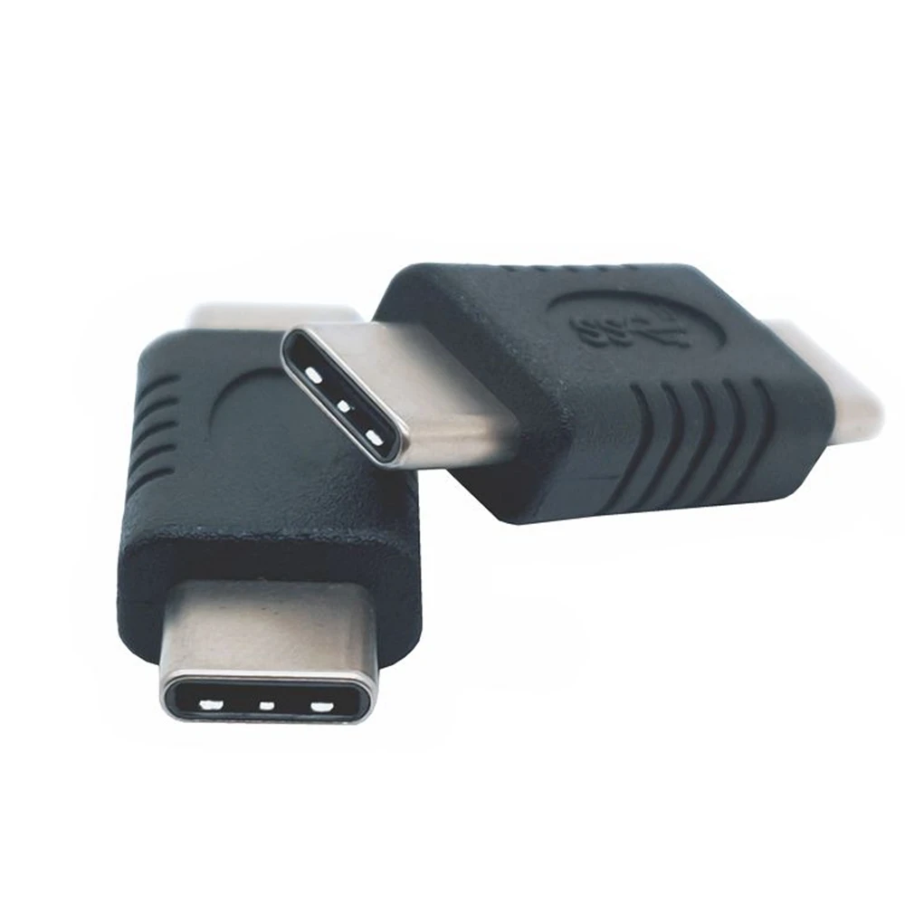 Adaptateur mâle à mâle USB-C Adaptateur de type C minuscule droit Convertisseur de prise USB 3.1 Type-C