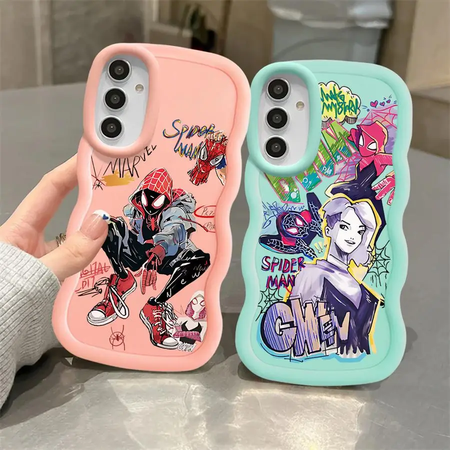 Marvel Superhero Spider-Man Phone Case for Vivo Y36 Y38 5G Y50 Y56 Y78 Y91 Y91C Y93 Y100 Y200 V25 V25E V29 V30 V27 Pro Cover