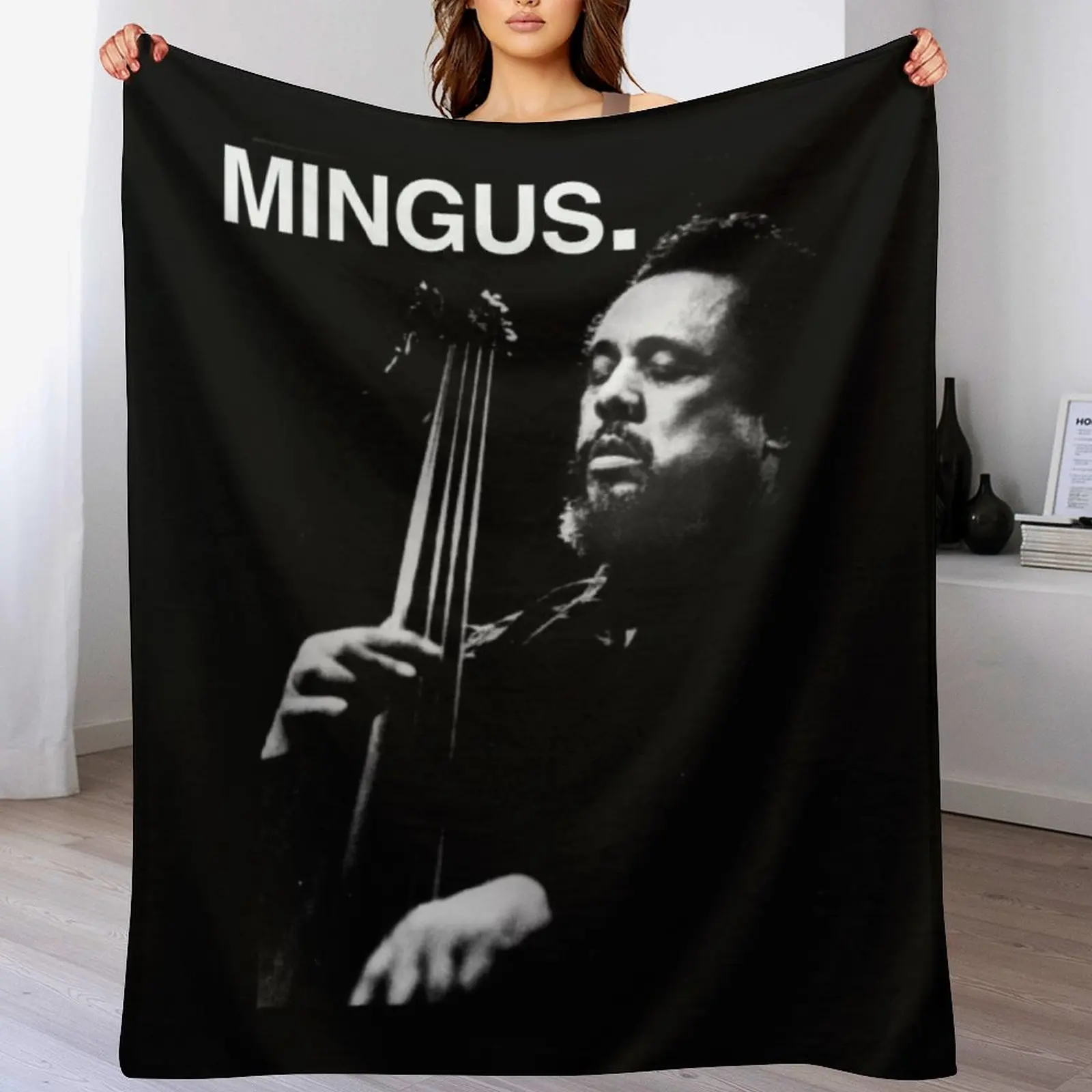 

Charles Mingus Essential Throw Blanket Luxury Thicken Bed linens Blankets