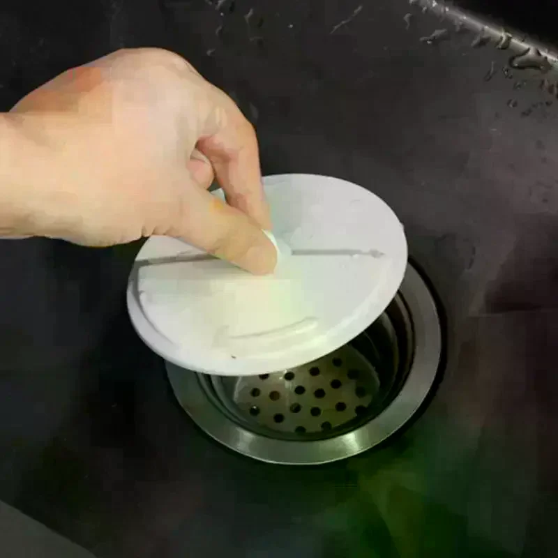 Rotatable Anti-odor Drain Cover Hair Filter Sink Sewer Lid With Drain Holes Adjustable Anti-Clogging For Kitchen Bathroom