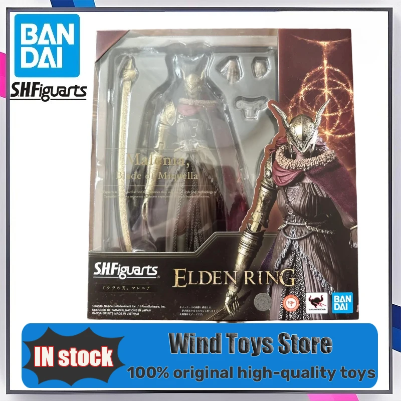

Original Bandai The E Ring S.H.Figuarts Old Man Ring Shf Malenia Blade of Miquella PVC Model of Action Figures Collection Toys G