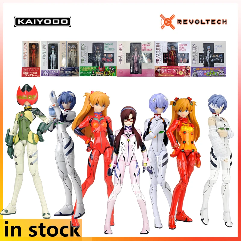 

Kaiyodo produces 1/10 finished product of the Revoltech series of EVA anime character models for Lingbo Li, Asuka, and Makuhari