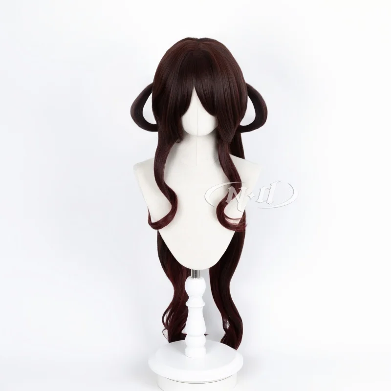 Парики для косплея ND Hu Tao Genshin Impact Cherries Snow-Laden Cos, парики для волос Comic Con Coser, костюм для тематической вечеринки, термостойкие