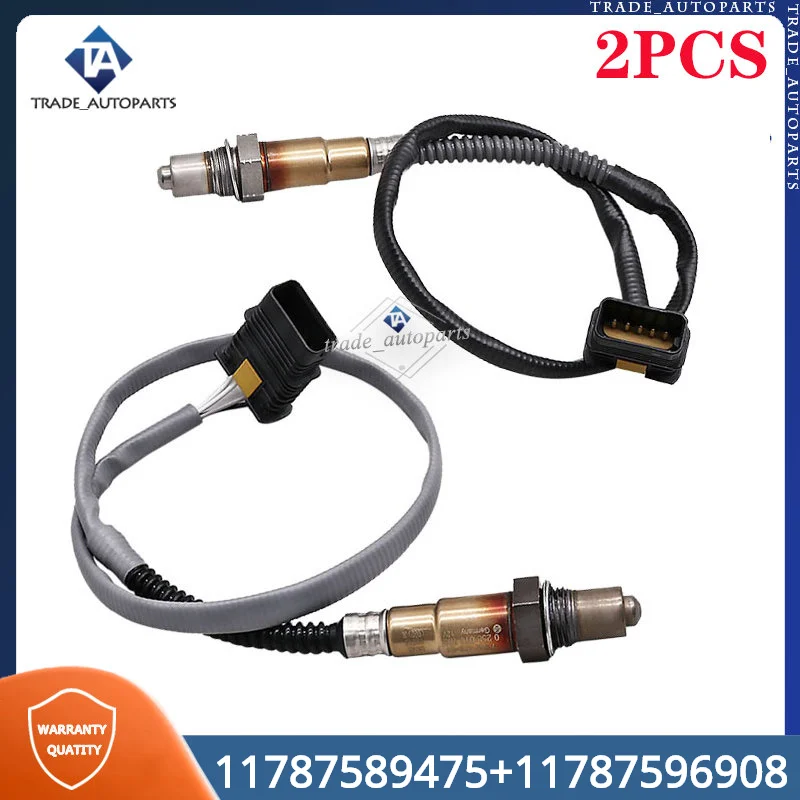 Set Of 2 Oxygen O2 Sensor 11787589475 11787596908 For BMW 535i GT 335i 640i 740Li X5 X6 Upstream & Downstream 234-4479 234-5742