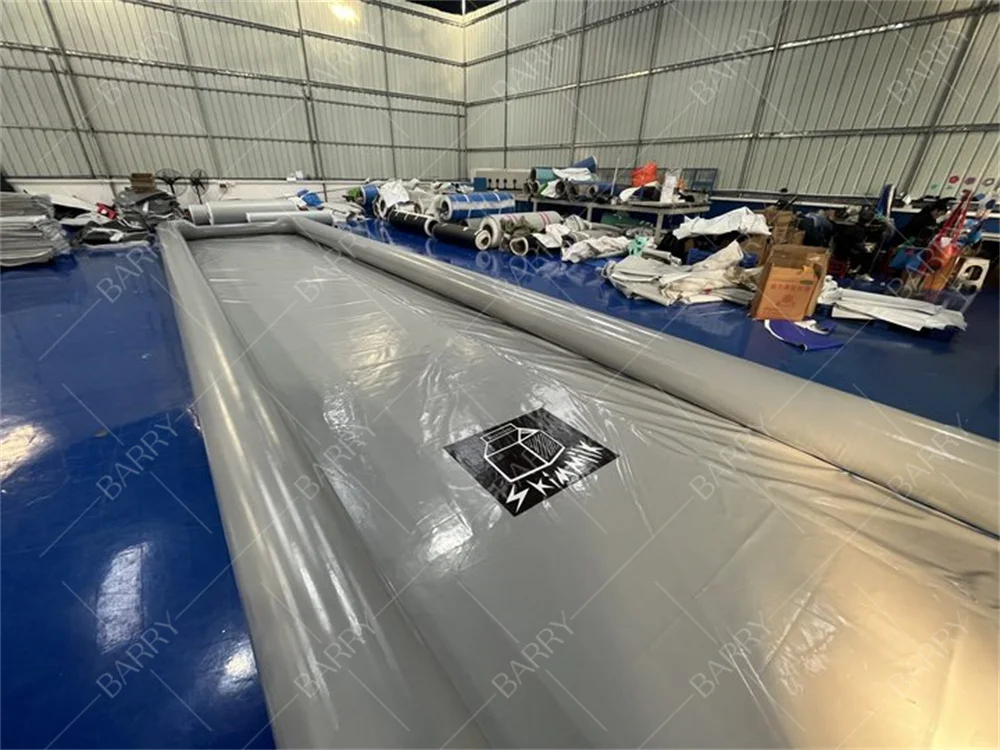 تخصيص مسار حمام السباحة القابل للنفخ / حمام سباحة ركوب الأمواج المائي المموج القابل للنفخ للألعاب الرياضية / حمام سباحة لوح التزلج القابل للنفخ #6