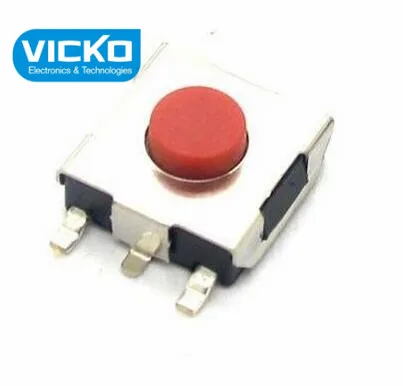 

[ВК] SMT 6X6X3,1 мм 6*6*3,1 мм 5-контактный тактильный тактовый кнопочный микропереключатель 200 шт./лот