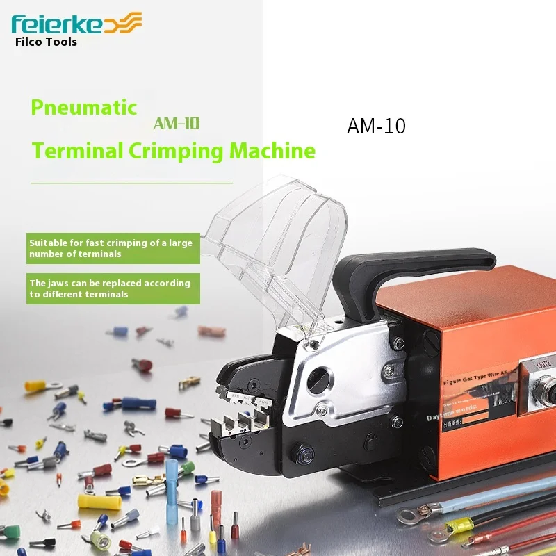

AM-10 Pneumatic Crimping Pliers, Cold Press Pliers, Multi-Mold Port Electric Terminal Crimping Machine, Crimping Tool