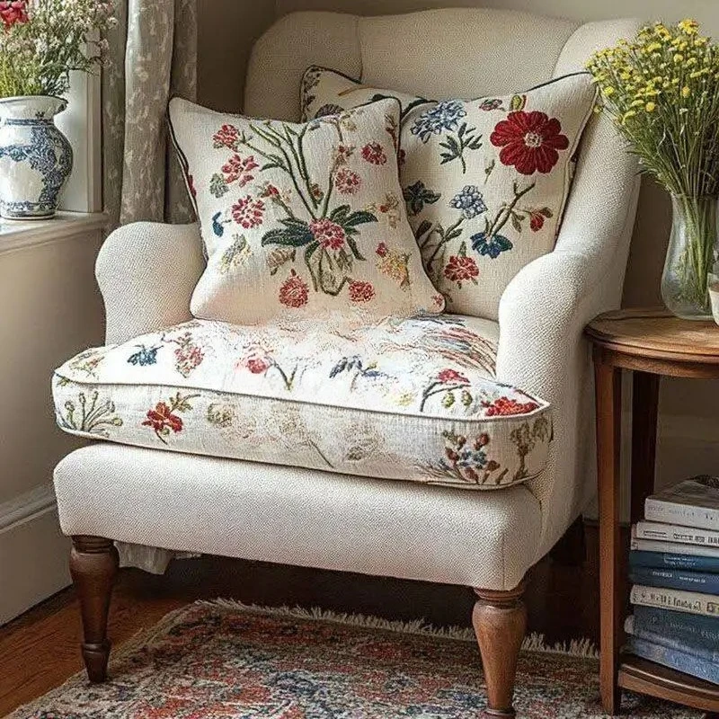 country fabric tiger chair/reception sofa/hotel clubhouse sofa/single sofa leisure chair