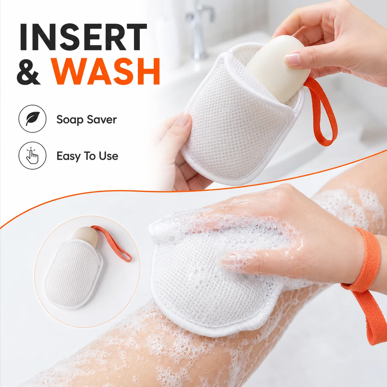 Bath Soap Bag Mesh Pouch Foami - огляд і ціна Soap Making Lab