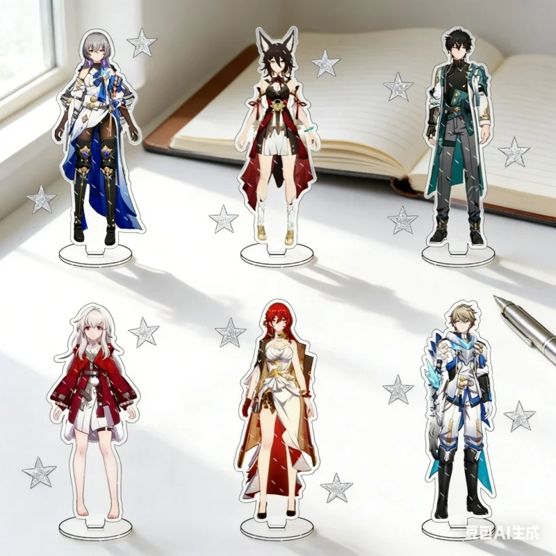 HOT figure GAME Honkai: Star Rail Acrylic Stand Model Keychains Cosplay Ornament Prop Decor Birthday present Gifts Collecting