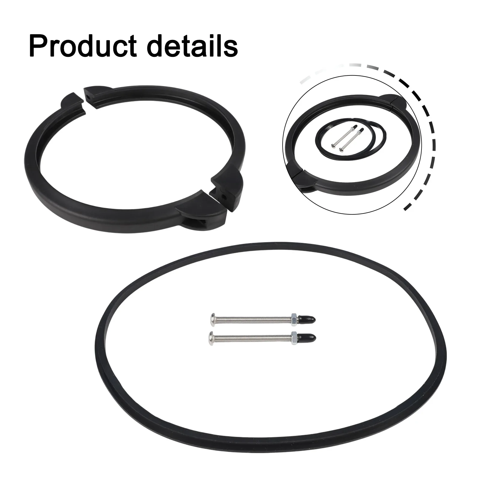 Filter Repair Clamp Collar Pool Maintenance Screw Length About 3.15 Inch Accessory Plastic And Metal Secure Fit