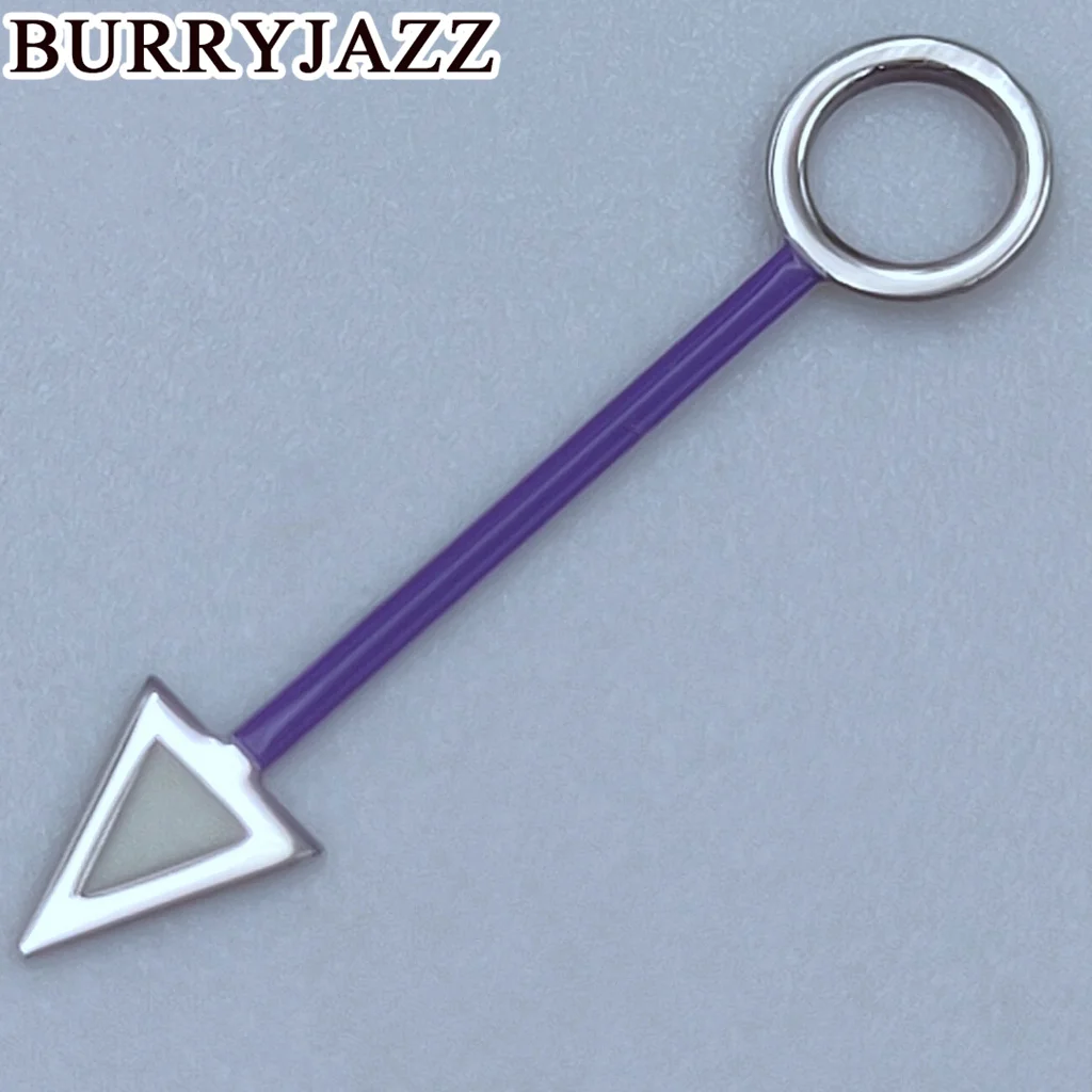 Burry jazz Silber Gold Roségold Schwarz Blau Grün Lila Braun Uhrzeiger Leuchtende Zeiger passen nh34 gmt Bewegungen – Detail 18