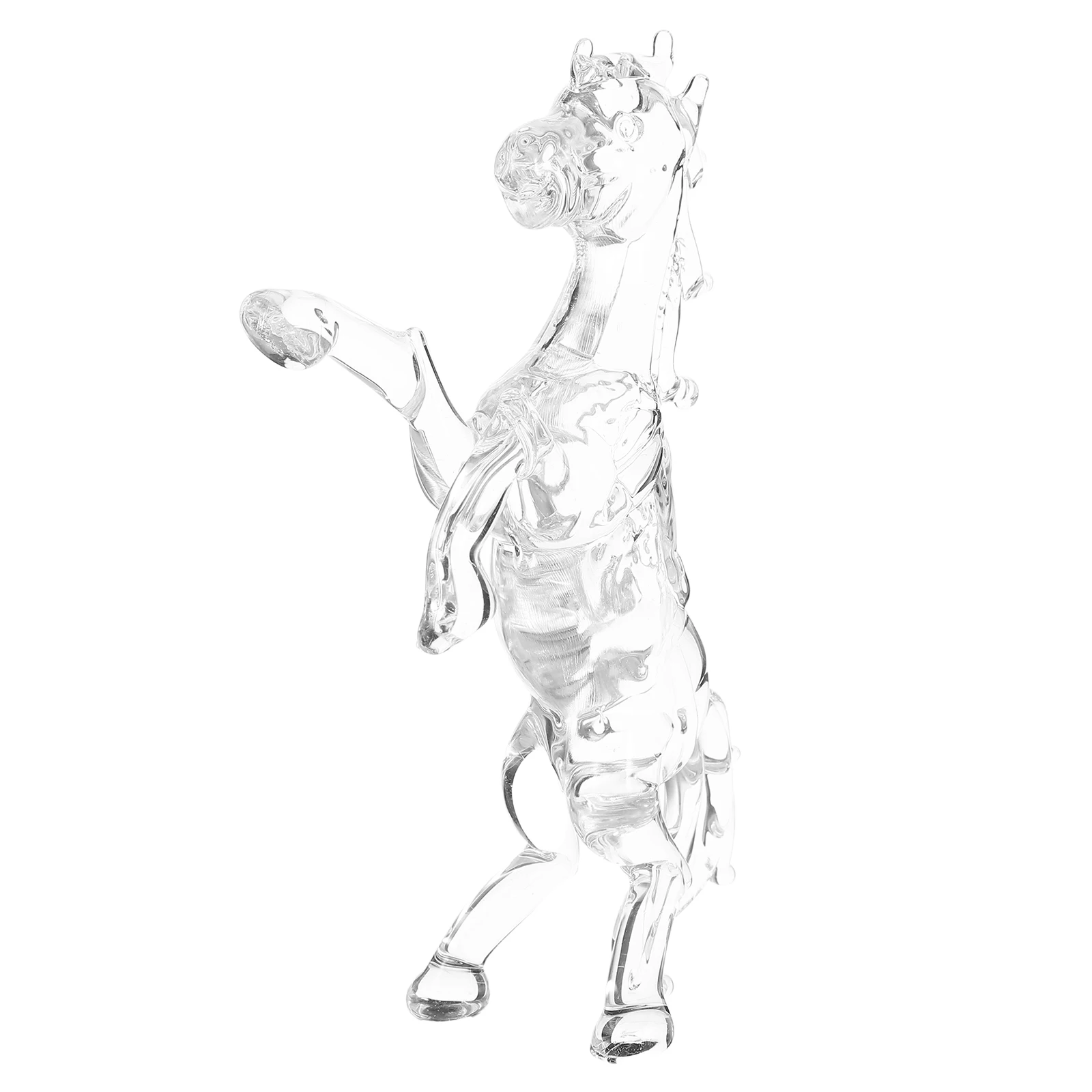 

Crystal Standing Horse Statue Glass Feng Shui Decor Desktop Ornament 2026 Chinese New Year Horse Zodiac Home Office